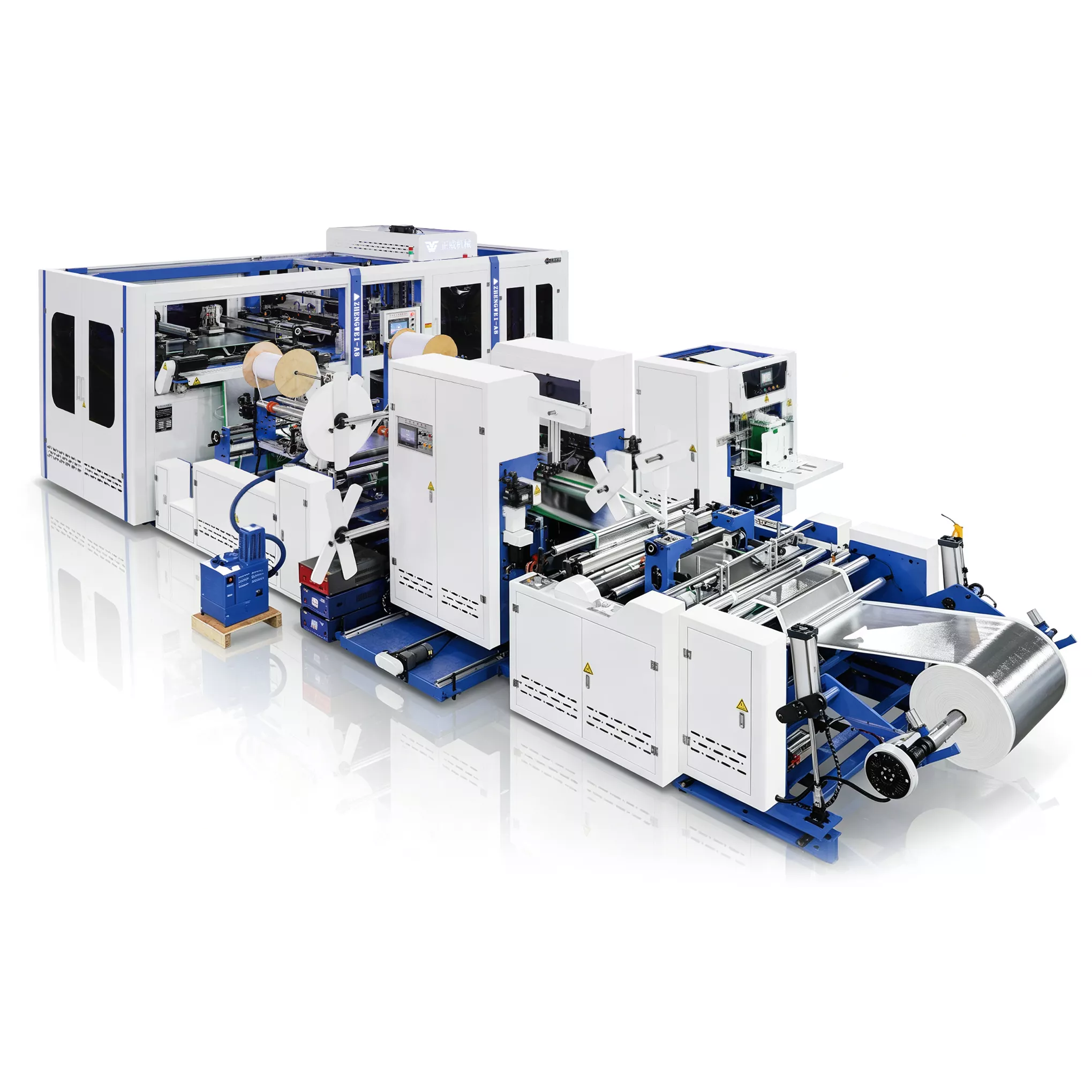 ZW-A8 (標準機)無紡布立體制袋機展示視頻
